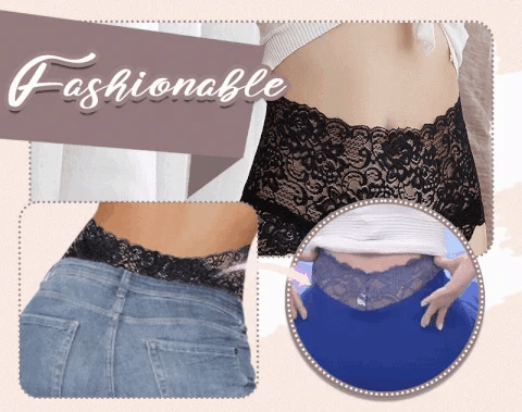 MISSLACY™ High Waist Panties - Set Of 3 (Black, Skin & Light Blue)