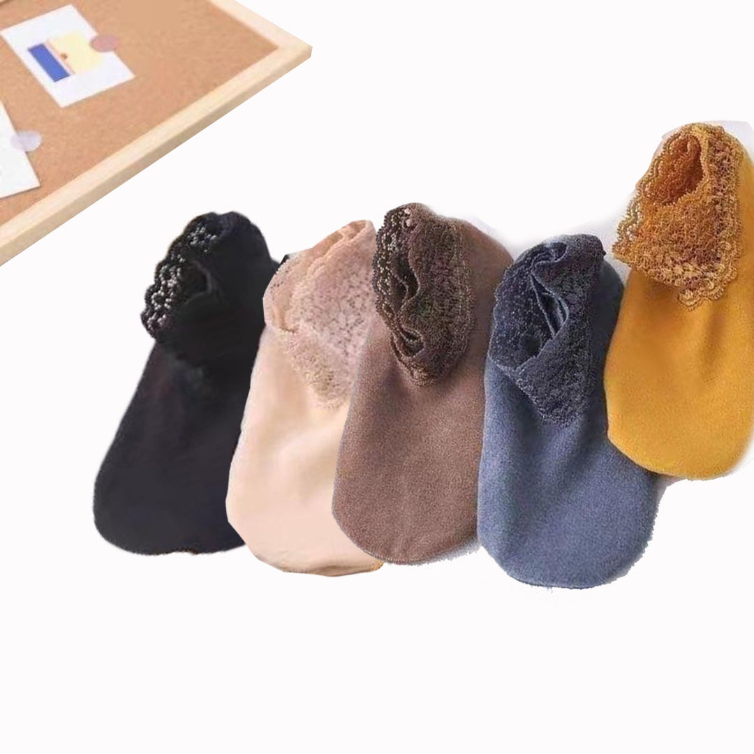 MISSLACY™ Thermal Lace Socks (Pack of 5 Colors)