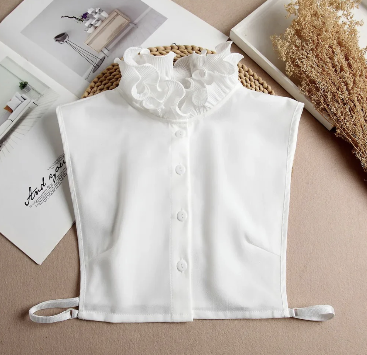 MissLacy™ Kate Ruffle Lace Collar – MissLacy