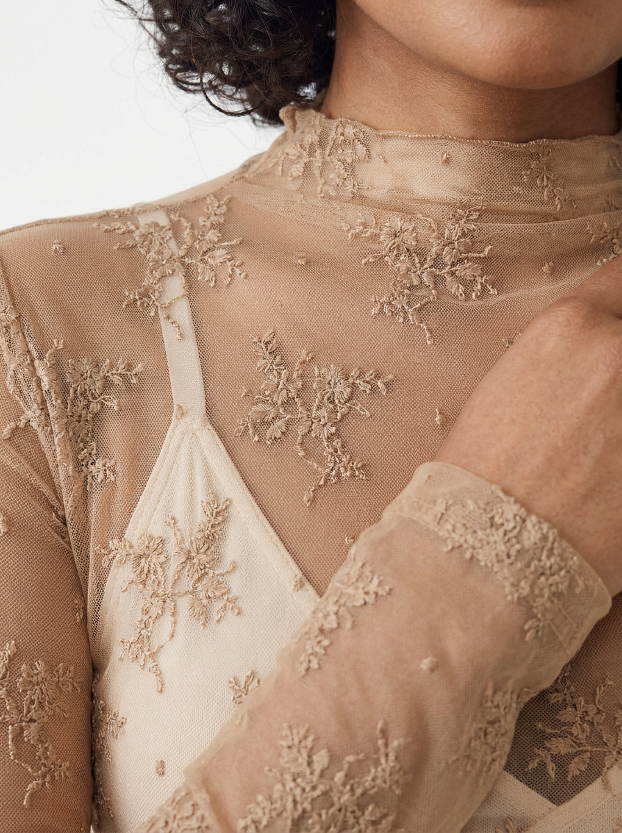 MissLacy Lace Mesh Top