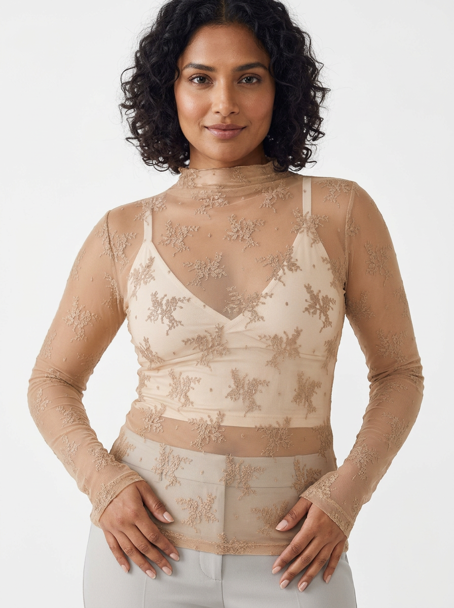 MissLacy Lace Mesh Top