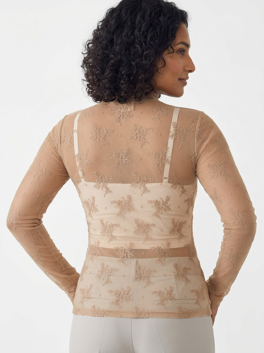 MissLacy Lace Mesh Top